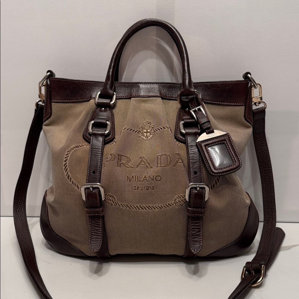 ❌ SOLD ❌ Prada Milano Brown and Tan Bag